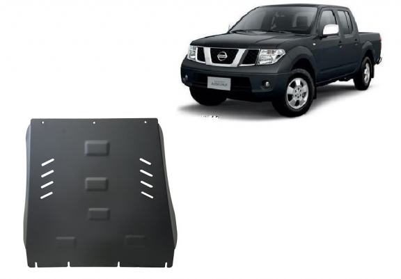 Protezione di acciaio per  il cambio Nissan Navara D40