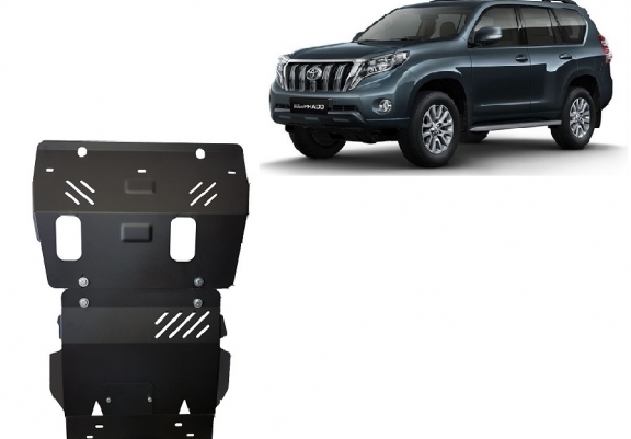 Piastra paramotore di acciaio Toyota Land Cruiser 150