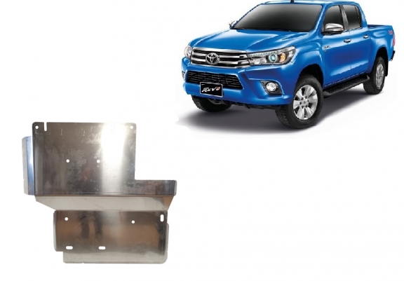 Protezione di alluminio per il differenziale Toyota Hilux Revo