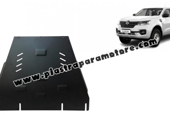 Protezione di acciaio per il cambio Renault Alaskan