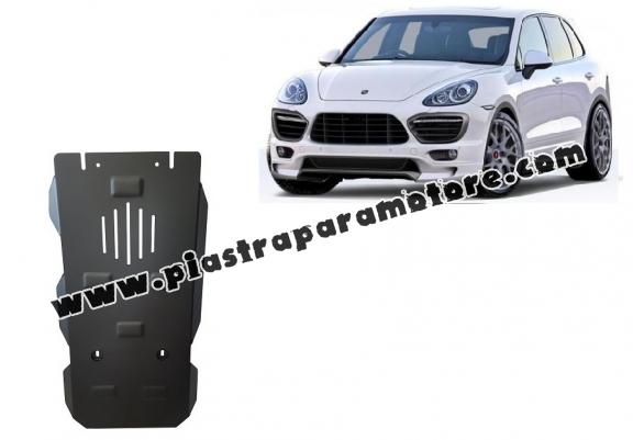 Protezione di acciaio per il cambio manuale e automatico Porsche Cayenne