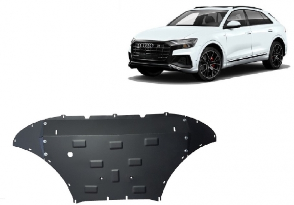 Piastra paramotore di acciaio Audi Q8 