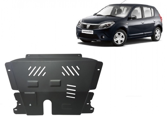 Piastra paramotore di acciaio Dacia Sandero