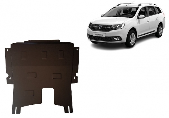Piastra paramotore di acciaio Dacia Logan MCV