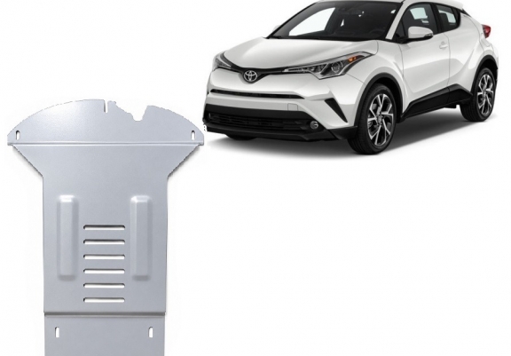 Protezione / blocco catalizzatore in alluminio per Toyota C-HR