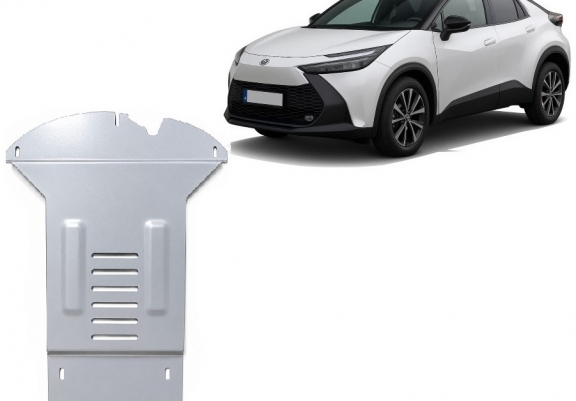 Protezione / blocco catalizzatore in alluminio per Toyota C-HR