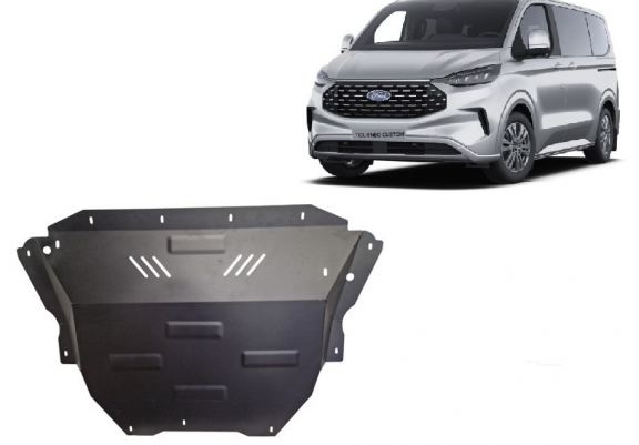 Piastra paramotore di acciaio Ford Tourneo Custom