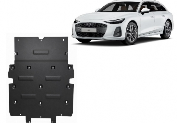 Piastra paramotore di acciaio Audi A6