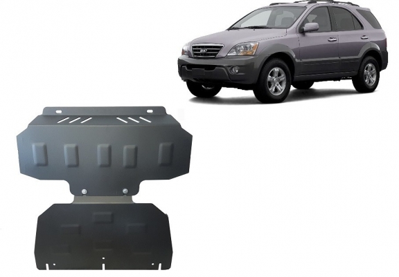 Piastra paramotore di acciaio Kia Sorento