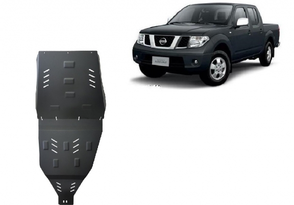 Protezione di acciaio per  il cambio Nissan Navara D40