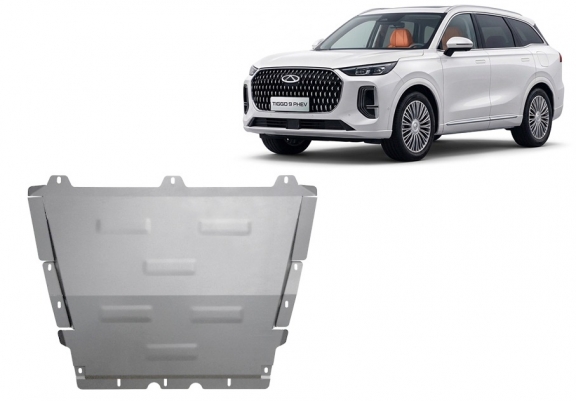 Piastra paramotore di alluminio Chery Tiggo 9