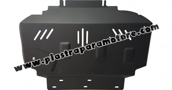Piastra paramotore di acciaio Nissan Navara D40