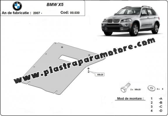 Protezione di acciaio per il cambio BMW X5 E70