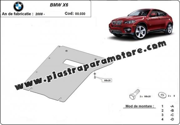Protezione di acciaio per il cambio BMW X6 E71