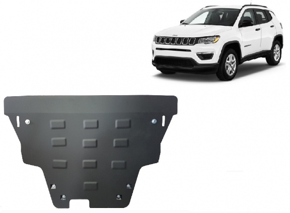 Piastra paramotore di acciaio Jeep Compass