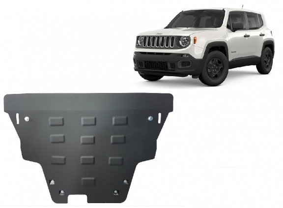 Piastra paramotore di acciaio Jeep Renegade
