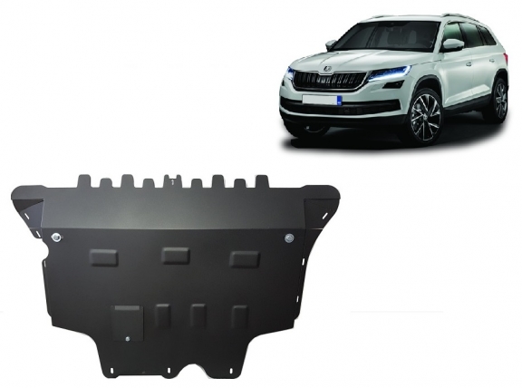 Piastra paramotore di acciaio Skoda Kodiaq
