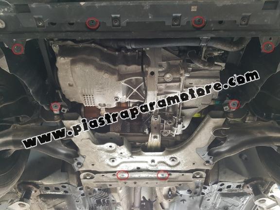 Piastra paramotore di acciaio Mercedes Citan W415