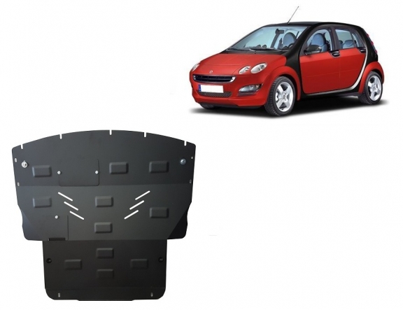 Piastra paramotore di acciaio Smart ForFour petrol