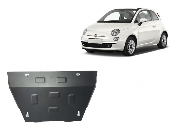Piastra paramotore di acciaio Fiat 500