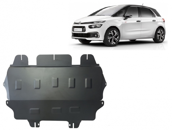 Piastra paramotore di acciaio Citroen C4 Picasso