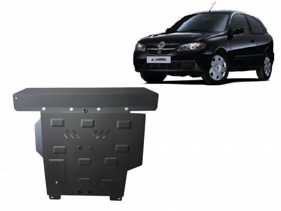 Piastra paramotore di acciaio Nissan Almera Tino