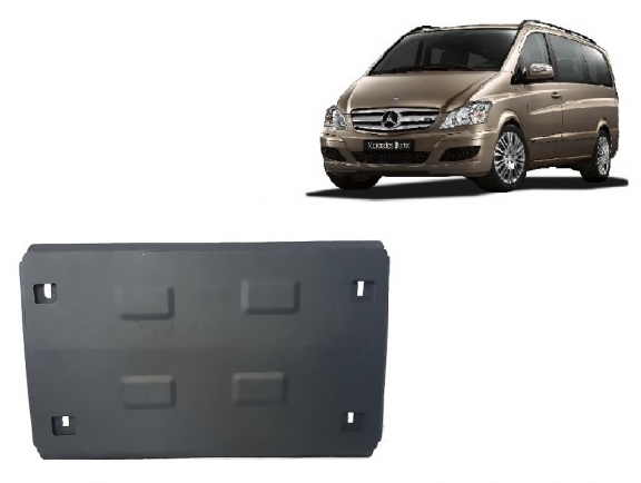 Piastra paramotore di acciaio Mercedes Viano W639 - 2.2 D 4x2, 4x4