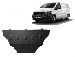 Piastra paramotore di acciaio Mercedes V-Classe W447, 4x2, 1.6 D
