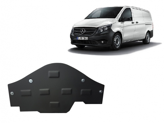 Protezione di acciaio per sistema Stop&Go Mercedes V-Class W447, 4x2, 1.6 D