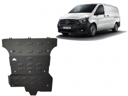 Piastra paramotore di acciaio Mercedes Vito W447, 2.2 D, 4x4