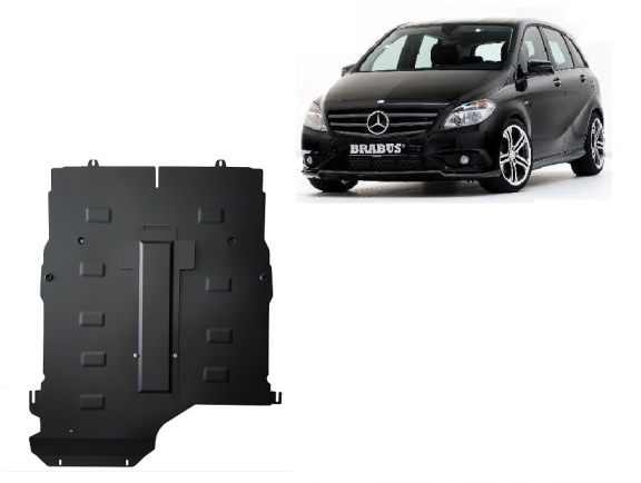 Piastra paramotore di acciaio Mercedes B-Class W245