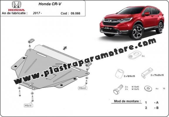 Piastra paramotore di acciaio Honda CR-V Gen 5