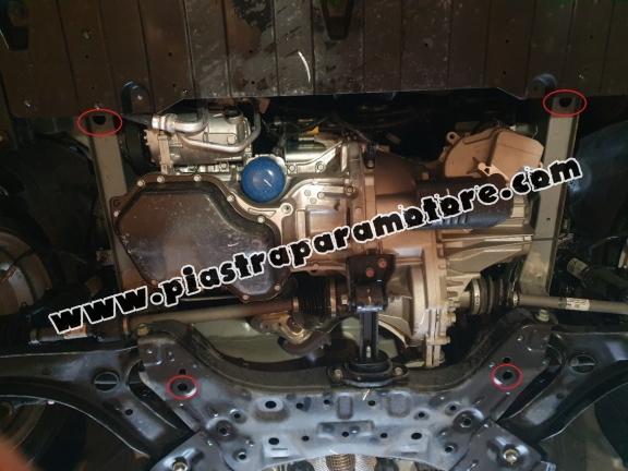 Piastra paramotore di acciaio Kia Picanto