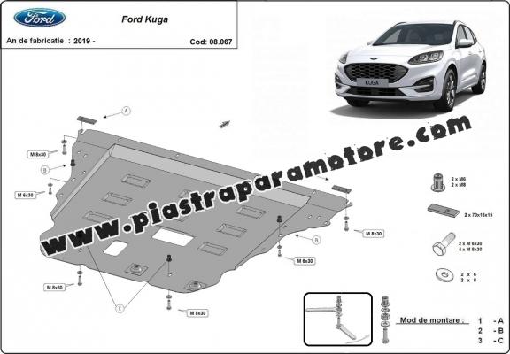 Piastra paramotore di acciaio Ford Kuga