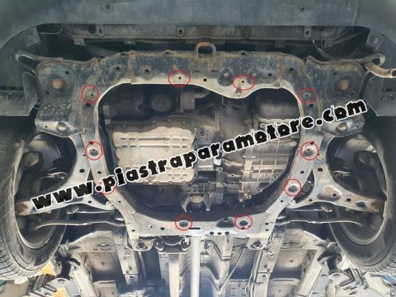 Piastra paramotore di acciaio Kia Sorento XM (Pre-facelift)