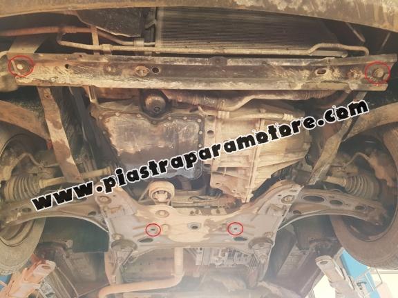 Piastra paramotore di acciaio Opel Vivaro A (2011-2014)