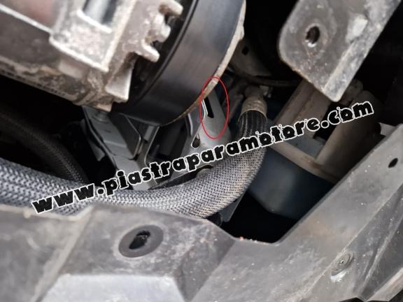 Piastra paramotore di acciaio Renault Trafic 3 facelift