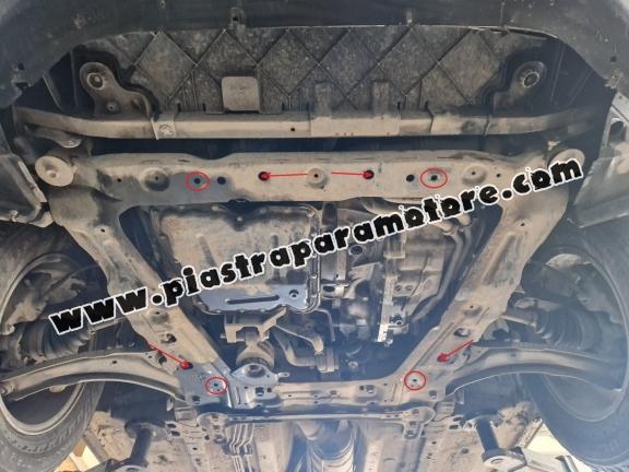 Piastra paramotore di acciaio Nissan Qashqai J10