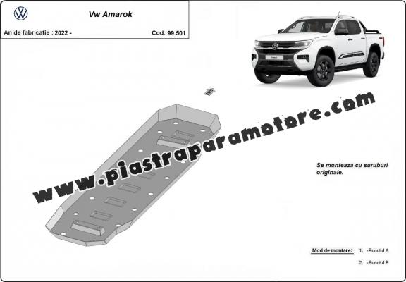 Protezione di acciaio per il serbatoio Volkswagen Amarok 2 