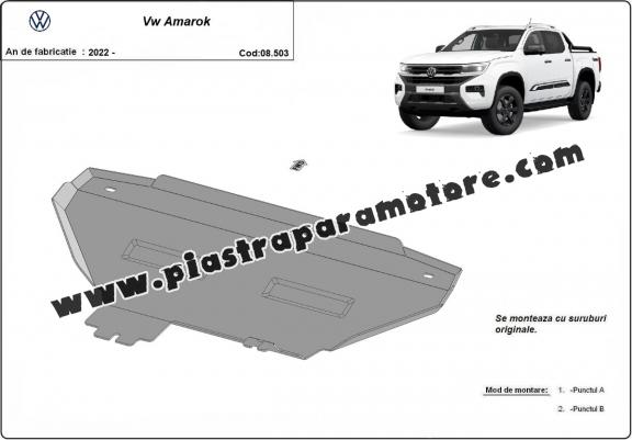 Protezione di acciaio per il radiatore Volkswagen Amarok 2 