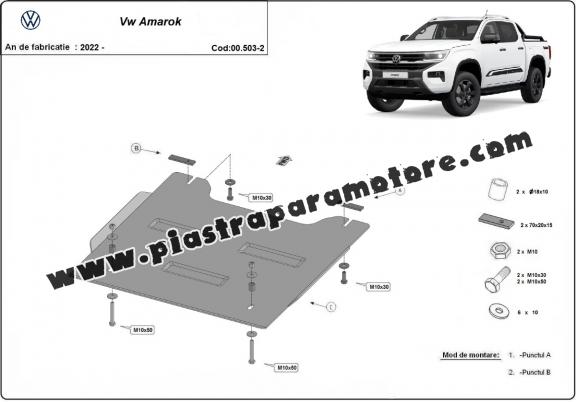 Protezione per la ripartitore Volkswagen Amarok 2 