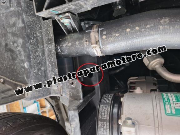 Piastra paramotore di acciaio Baic Beijing X75