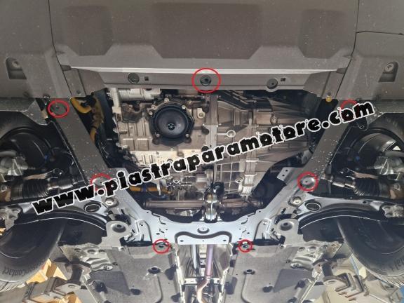 Piastra paramotore di alluminio Dacia Duster - 4x2 +4x4