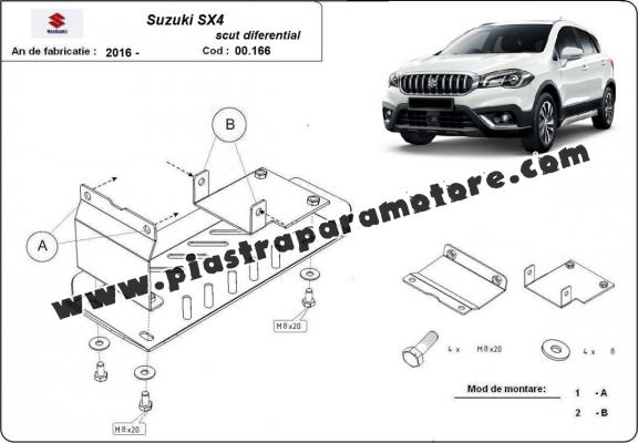 Protezione di alluminio per il differenziale Suzuki SX4