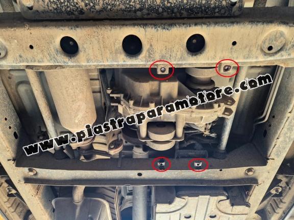 Protezione di acciaio per il  cassa di trasferimento Hyundai Terracan