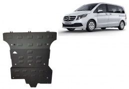 Piastra paramotore di acciaio Mercedes V-Class W447, 2.2 D, 4x4