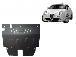 Piastra paramotore di acciaio Alfa Romeo Mito