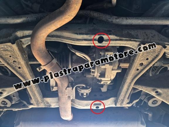 Protezione di acciaio per il differenziale Nissan Qashqai J12
