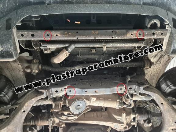 Protezione di acciaio per il radiatore Isuzu D-Max
