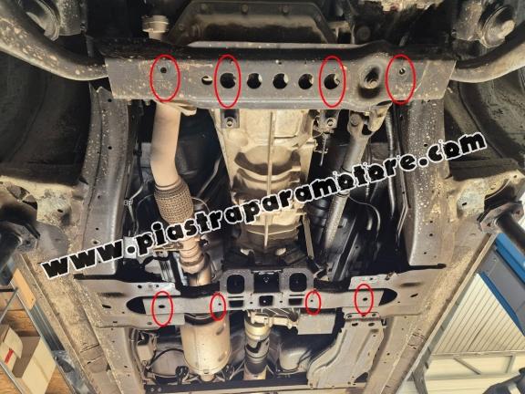 Protezione di acciaio per il cambio Isuzu D-Max